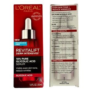 L'Oreal Paris Revitalift Derm Intensives 10% Pure Glycolic Acid Serum Anti-Aging